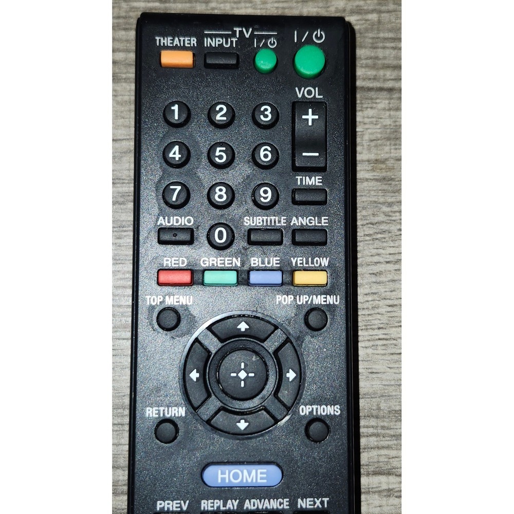 Sony Blu-Ray Disc Remote‎ Control RMT-B104A DVD Player Genuine Tested - Picture 2 of 4
